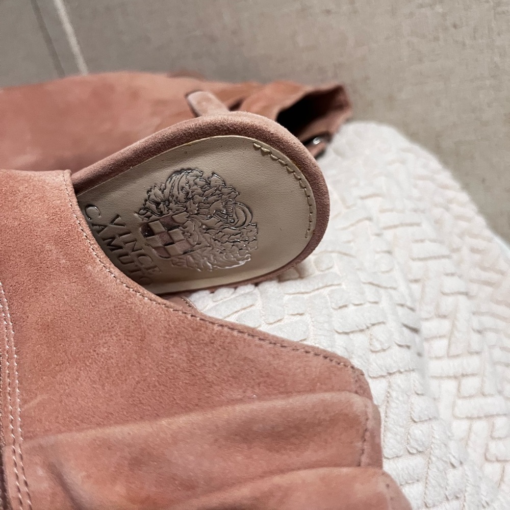 Vince Camuto Tan Heeled Boots - Picture 7 of 8